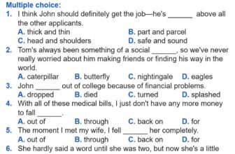 [🆕🇻🇳] Hội những học sinh chuyên Anh 📚 Top1Learn 📕 [ÔN TẬP]
Tối nay hãy cùng ad làm bài tập bên dưới để ôn lại những nội dung cũ nhé
Bình luận đáp án của các em bên dưới nhen!
Chúc cả nhà một tuần học t , shares-26✔️ , likes-160❤️️ , date-2021-10-05 04:08:14🇻🇳🇻🇳🇻🇳📰🆕