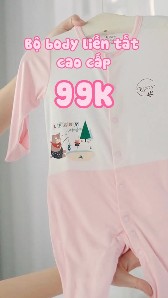 [🆕🇻🇳] Luxry Sai Gon thuộc thương hiệu Luxry Chuyên cung cấp đồ trẻ sơ sinh 🧑‍🧒❤️️👶⭐️ CHỈ 99K, MUA 5 TẶNG 1
Body liền tất phối màu cho bé nhà Luxry với 5 màu sắc pastel phù hợp cho cả bé trai và bé gái, size từ 0 đến 12 tháng. Inbox shop ng , shares-3✔️ , likes-56❤️️ , date-2023-11-25 15:28:55🇻🇳🇻🇳🇻🇳📰🆕