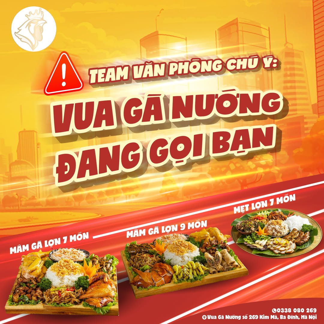 [🆕🇻🇳] Vua Gà Nướng – Thương Hiệu Gà Ngon 🍔 Top1Food 🍜 TEAM VĂN PHÒNG CHÚ Ý | VUA GÀ NƯỚNG CÓ MÓN ĂN NGON

Alo Alo, Vua Gà Nướng đang gọi bạn!

Giờ trưa đến rồi, thần dân chốn công sở đã đặt món chưa? Vua Gà Nư , shares-0✔️ , likes-53❤️️ , date-2024-10-21 18:00:07🇻🇳🇻🇳🇻🇳📰🆕