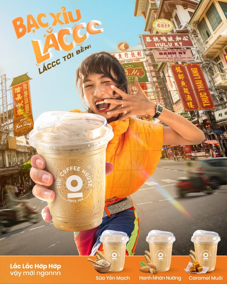 [☕️🇻🇳] The Coffee House Việt Nam 🥤 Top1Coffee ☕️  NÀO CÙNG LẮC TO THE MAX  

Bạc Xỉu Lắc – ly cà phê phá cách của Nhà, được lấy cảm hứng từ món Bạc Tẩy Xỉu Phé những năm 1950. Nay càng vui tai, nịnh miệng , shares-23✔️ , likes-832❤️️ , date-2024-10-24 03:00:48🇻🇳🇻🇳🇻🇳📰🆕