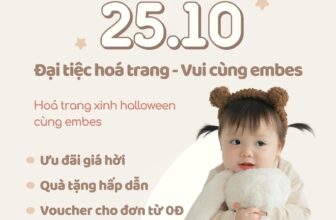 [🆕🇻🇳] EMBES là thương hiệu thời trang “Việt made” chất lượng cao dành cho trẻ em 🧑‍🧒❤️️👶⭐️ 𝟐𝟓/𝟏𝟎  𝐕𝐮𝐢 𝐭𝐢𝐞̣̂𝐜 𝐡𝐨́𝐚 𝐭𝐫𝐚𝐧𝐠 – 𝐕𝐮𝐢 𝐜𝐮̀𝐧𝐠 𝐄𝐦𝐛𝐞𝐬Các mẹ ơi, chuẩn bị sẵn sàng cho ngày hội mua sắm cực lớn của nhà Embes trên Shopee ngày 25/10 nhéGhé th , shares-1✔️ , likes-12❤️️ , date-2024-10-25 16:24:08🇻🇳🇻🇳🇻🇳📰🆕