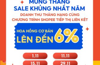 [🆕🇻🇳] Shopee – Tiếp thị liên kết dành cho KOL & KOC💲 Top1MMO 🤑   ĐÔNG VỀ GẦN KỀ – THÚC ĐẨY DOANH SỐ Ê HỀ VỚI CHƯƠNG TRÌNH X2 HOA HỒNG CƠ BẢN LÊN ĐẾN 6%Hòa nhịp cùng mùa mua sắm cuối năm, Pi xin tiếp sức KOL/KOC bứt p , shares-1✔️ , likes-32❤️️ , date-2024-11-01 04:00:30🇻🇳🇻🇳🇻🇳📰🆕
