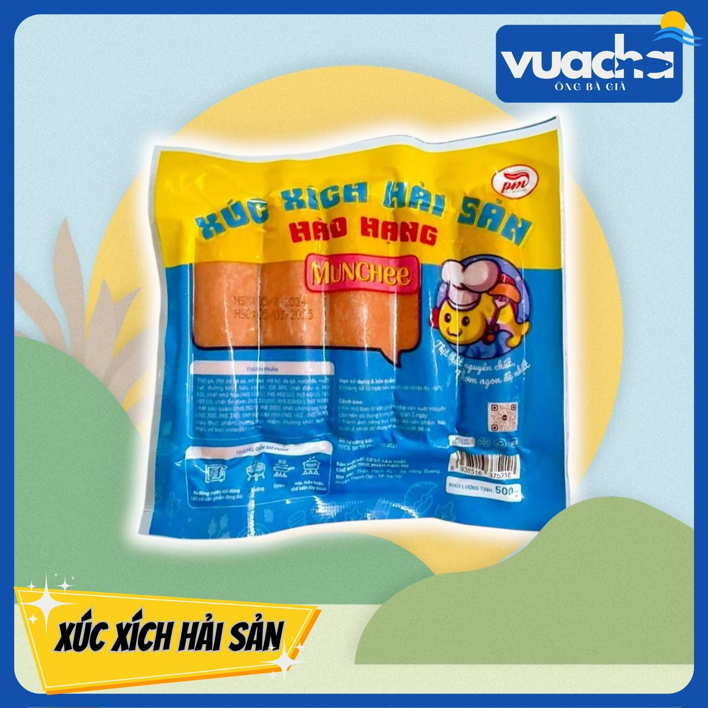 [🆕🇻🇳] Vựa Chả Ông Bà Già – Nơi cung cấp nguồn chả cá ngon 🍔 Top1Food  🍜 Xúc Xích hải sản hảo hạng Phúc Mơ. 

 Giá 45k/1 gói. 
 4 gói freeship. 

Sỉ từ 5kg ib có giá tốt. 

 
 VỰA CHẢ ÔNG BÀ GIÀ  
 Địa chỉ: 111/6 Phạm Thị Hy, Bà , shares-0✔️ , likes-0❤️️ , date-2024-11-09 17:08:51🇻🇳🇻🇳🇻🇳📰🆕