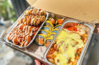 [🆕🇻🇳] 𝐍𝐀̂𝐔 𝐅𝐎𝐎𝐃 𝐐𝐔𝐀̣̂𝐍 𝟒 – Quán ăn 🍔 Top1Food  🍜 #BOX270 chiếc box toàn món chất lượngMỘT box gồm 4 món ( mì cay bạch tuột phủ phô mai mozza – sụn gà sốt cay – thanh cua chiên xù sốt teriyaki – kimbap  , shares-0✔️ , likes-7❤️️ , date-2024-11-29 18:30:07🇻🇳🇻🇳🇻🇳📰🆕