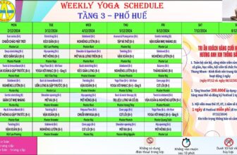 [🆕🇻🇳] Hương Anh Yoga Center 🧘 Top1Yoga 🤸🏻‍♀️  LỊCH TẬP PHỐ HUẾ & CHÙA VUA
Thời gian: 02/12/2024 – 08/12/2024—————————————————–
THAM GIA NGAY CÁC LỚP YOGA TẠI HƯƠ , shares-0✔️ , likes-11❤️️ , date-2024-12-01 14:05:26🇻🇳🇻🇳🇻🇳📰🆕