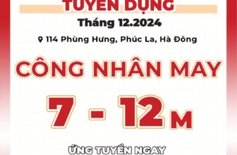 [💼🇻🇳] Tuyển Dụng TokyoLife  👁 Top1Jobs👥 TokyoLife tuyển dụng Nhân viên May
Địa điểm làm việc: 114 Phùng Hưng, Phúc La, Hà Đông (Đối diện bệnh viện K)
Thu nhập: 7.000. , shares-0✔️ , likes-9❤️️ , date-2024-12-04 18:00:08🇻🇳🇻🇳🇻🇳📰🆕