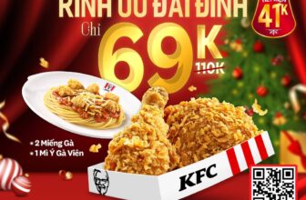 [🆕🇻🇳] KFC Vietnam 🍔 Top1Food 🍜 CHỜ DEAL GIÁNG “XINH”, RINH ƯU ĐÃI ĐỈNH
Đón Noel sớm cùng combo Giáng “Xinh” cực xịn TIẾT KIỆM 41K: 2 miếng gà rán + 1 mì Ý gà viên, giá gốc 110K CHỈ CÒN  , shares-27✔️ , likes-580❤️️ , date-2024-12-09 17:00:08🇻🇳🇻🇳🇻🇳📰🆕
