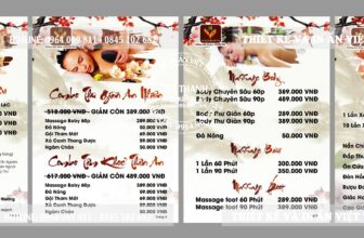 [🆕🇻🇳] Thiết kế và In ấn Việt Thanh – chuyên in menu nhựa, menu bìa da, menu spa, salon, menu fomex, card, menu led gỗ  🎨 Top1Designs ✨  Mẫu menu cho spa Dưỡng sinh Đông Y Trung Hoa
Menu cho spa Dương Sinh Đông y Trung Hoa chất liệu nhựa chống nước, hoặc bìa bồi carton lạnh gáy vít
MUA 01 L , shares-0✔️ , likes-0❤️️ , date-2024-12-09 18:54:45🇻🇳🇻🇳🇻🇳📰🆕
