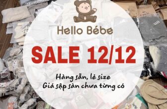 [🆕🇻🇳]  Hello Bébe ▪️ Shop chuyên order Quảng Châu 🧑‍🧒❤️️👶⭐️ 𝗦𝗜𝗘̂𝗨 𝗦𝗔𝗟𝗘 𝟭𝟮/𝟭𝟮
Mỗi mẫu chỉ có 1 size, mỗi size chỉ có duy nhất 1 mẫu.
Bác nào nhanh tay thì còn nha
𝗰𝗵𝗼𝘁𝗱𝗼𝗻 = 𝘀𝗱𝘁 + đ𝗰𝗵𝗶
Giá dọn kho đón Tết thôi ạ. Chứ , shares-0✔️ , likes-2❤️️ , date-2024-12-13 03:56:20🇻🇳🇻🇳🇻🇳📰🆕