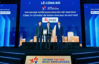 [💼🇻🇳] Tuyển Dụng DOJI 👁 Top1Jobs👥 DOJI – TOP NHÀ TUYỂN DỤNG HÀNG ĐẦU VIỆT NAM!Ngày 12/12/2024, Tập đoàn DOJI vinh dự nhận cú đúp giải thưởng:
Top 500 Nhà tuyển , shares-0✔️ , likes-24❤️️ , date-2024-12-13 23:32:47🇻🇳🇻🇳🇻🇳📰🆕
