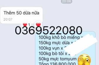 [🆕🇻🇳] 247 Food – XƯỞNG CHUYÊN SẢN XUẤT SỈ, LẺ CÁC LOẠI KHÔ GÀ, KHÔ HEO, KHÔ BÒ, KHÔ MỰC 🍔 Top1Food  🍜 Hàng xuất kho liên tục ạ
Cảm ơn khách rất nhiều ạ
, shares-0✔️ , likes-1❤️️ , date-2024-12-18 16:17:48🇻🇳🇻🇳🇻🇳📰🆕