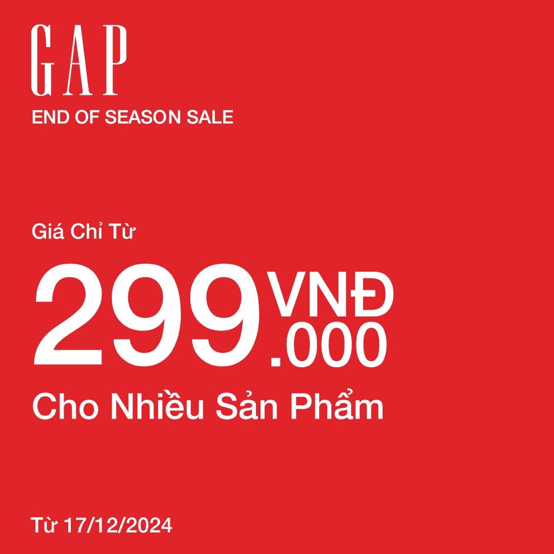 [🆕🇻🇳] ACFC – Nhà phân phối thương hiệu thời trang quốc tế hàng đầu Việt Nam 👕 Top1Fashion 👗  𝗚𝗔𝗣 𝘅 𝗔𝗖𝗙𝗖 | 𝗘𝗡𝗗 𝗢𝗙 𝗦𝗘𝗔𝗦𝗢𝗡 𝗦𝗔𝗟𝗘 – SĂN ĐỒ HIỆU VỚI GIÁ CHỈ TỪ 299KLàm mới tủ đồ mùa lễ hội của bạn với hàng nghìn sản phẩm thời trang hàng hiệu từ GAP – Đ , shares-0✔️ , likes-10❤️️ , date-2024-12-19 01:30:06🇻🇳🇻🇳🇻🇳📰🆕