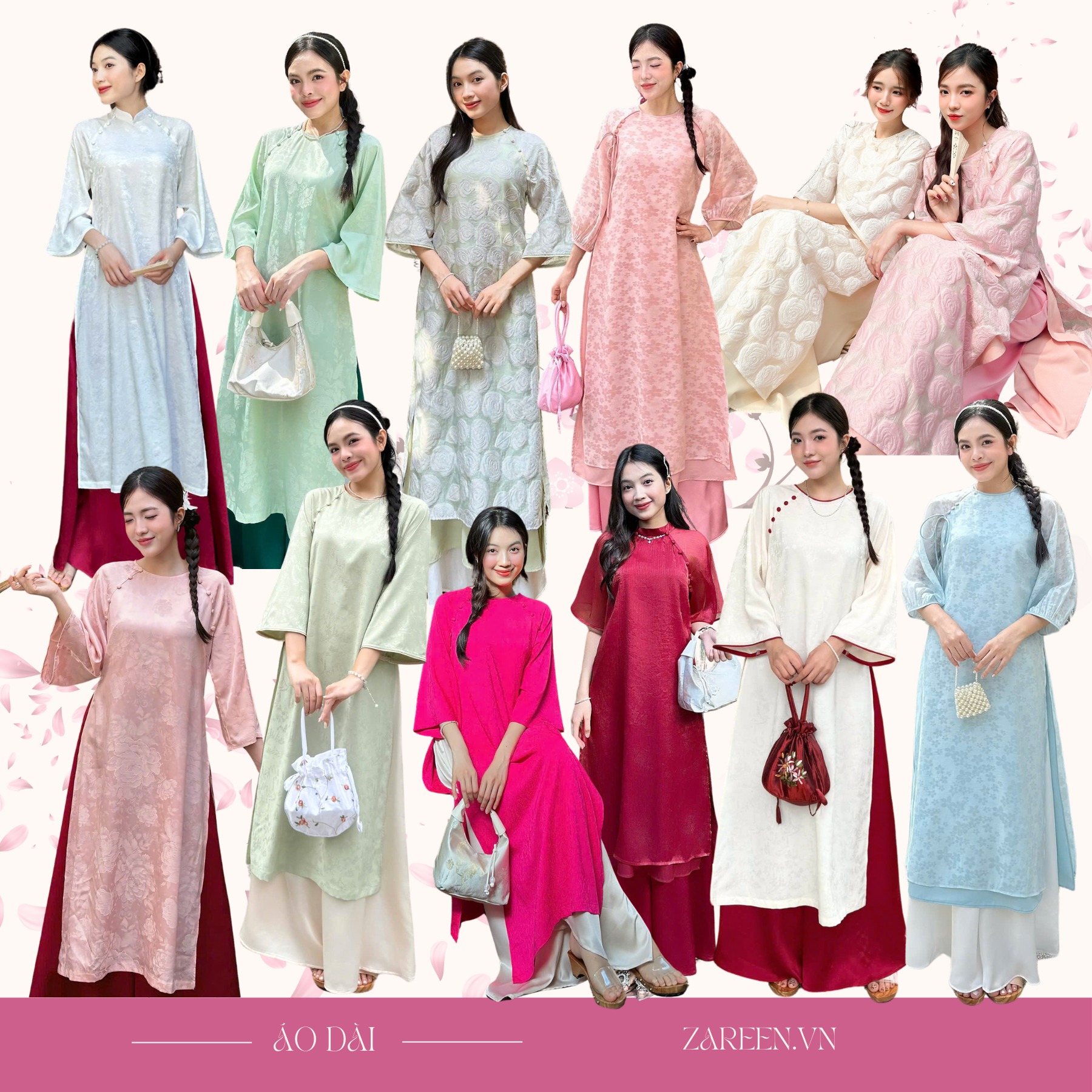 [???] Zareen shop  ? Top1Fashion ?   𝐒𝐏𝐑𝐈𝐍𝐆 𝐂𝐎𝐋𝐋𝐄𝐂𝐓𝐈𝐎𝐍
Tặng ngay 01 cài tóc sắc màu/ngọc trai cho hóa đơn có 01 Áo dài bất kỳ (số lượng có hạn)
Tặng ngay 01 túi gấm cùng các phiên bản màu  , shares-0✔️ , likes-3❤️️ , date-2024-12-18 01:30:06????????