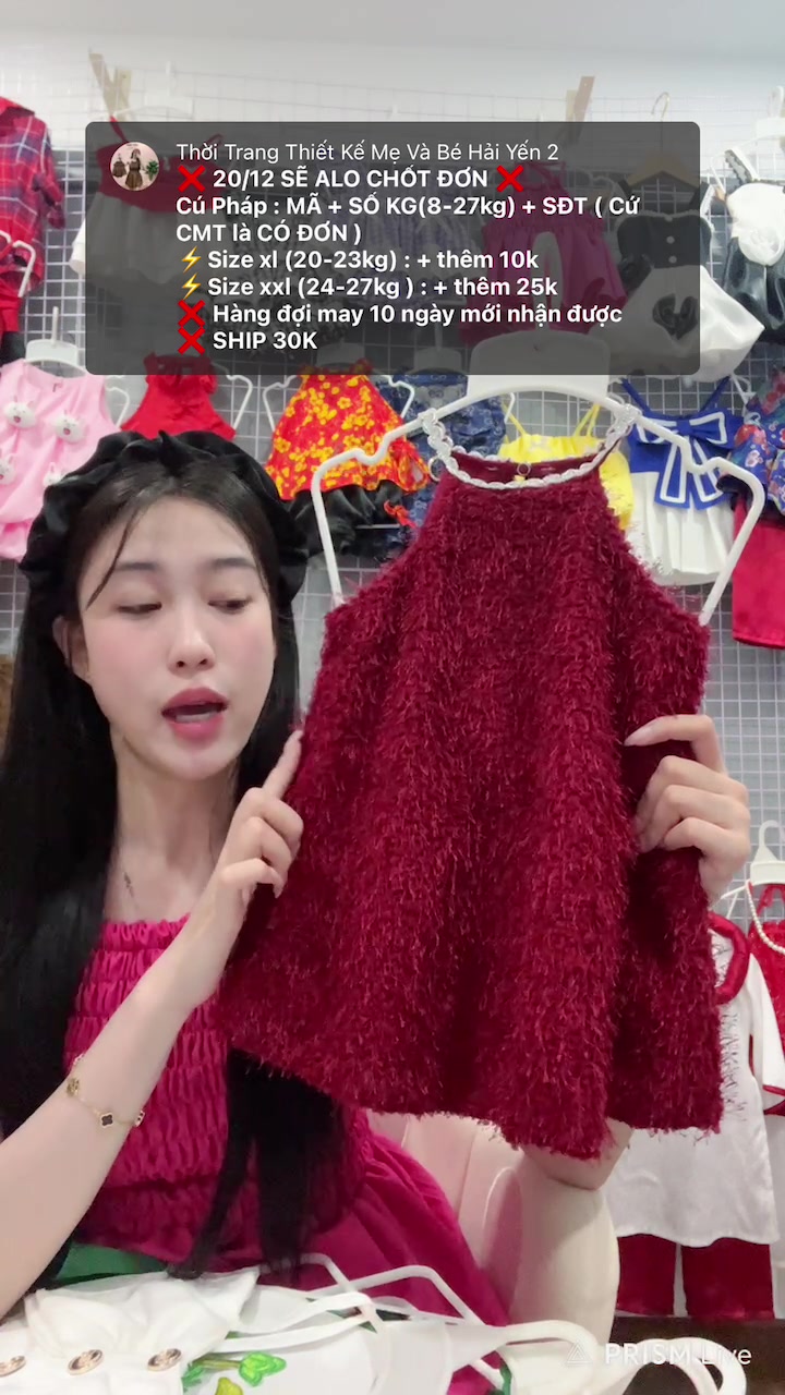 [🆕🇻🇳] Thời Trang Thiết Kế Mẹ & Bé Hải Yến 🧑‍🧒❤️️👶⭐️ sắm đồ tết
, shares-0✔️ , likes-17❤️️ , date-2024-12-19 02:32:01🇻🇳🇻🇳🇻🇳📰🆕