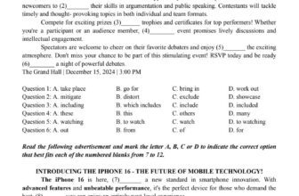 [🆕🇻🇳] Học Tiếng Anh cùng SAM – chuyên luyện thi môn Tiếng Anh Cấp 1,2,3 & IELTS tại Hà Nội 📚 Top1Learn 📕  Đề thi thử tốt nghiệp THPT 2025: THPT CHUYÊN PHAN BỘI CHÂU – NGHỆ ANLink tài liệu SAM sẽ gắn ở phần cmt nha. Lưu về làm liền đi nè!
——————
, shares-24✔️ , likes-14❤️️ , date-2024-12-23 23:31:48🇻🇳🇻🇳🇻🇳📰🆕