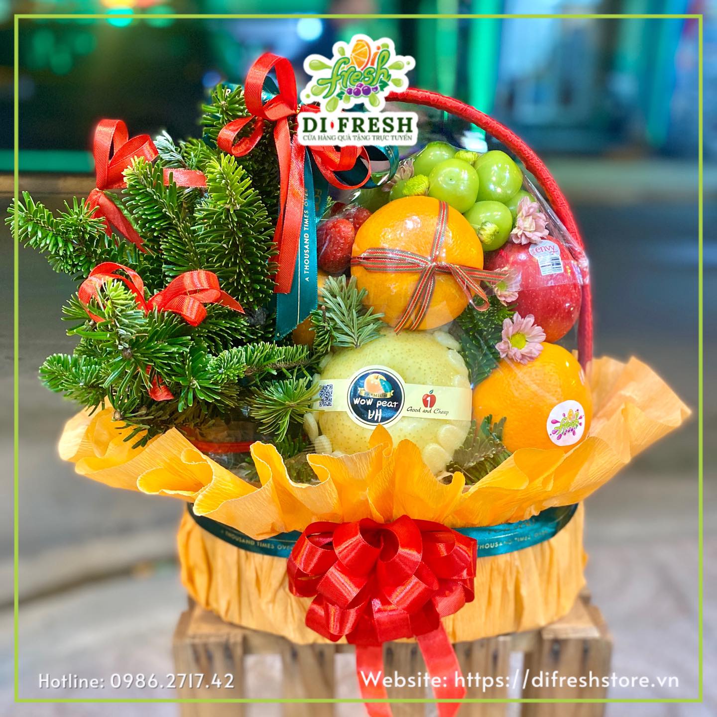 [🆕🇻🇳] Di Fresh Fruits – Cửa hàng trái cây nhập khẩu tươi sạch 🍔 Top1Food  🍜 SÁNG RUNG RINH – TỐI LUNG LINH 
Mùa này team Di theo chủ để Noel , gần Giáng Sinh cũng cho chút không khí ạ.

In thiệp miễn phí
Trái cây chất lượng theo mù , shares-0✔️ , likes-2❤️️ , date-2024-12-22 03:31:19🇻🇳🇻🇳🇻🇳📰🆕