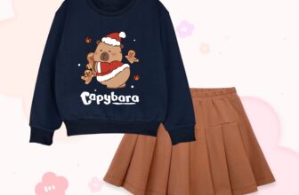 [???]  Bomines.com – Thời trang trẻ em thoải mái tiện dụng ?‍?❤️️?⭐️  Set áo sweater mix chân váy siêu cưng.
Inbox BơMai tư vấn ngay ạ: m.me/bomines
——————————————
Thiết kế tiện dụng, bé đi học, đi chơi đều yêu.
Chất liệu  c , shares-0✔️ , likes-0❤️️ , date-2024-12-26 18:40:52????????