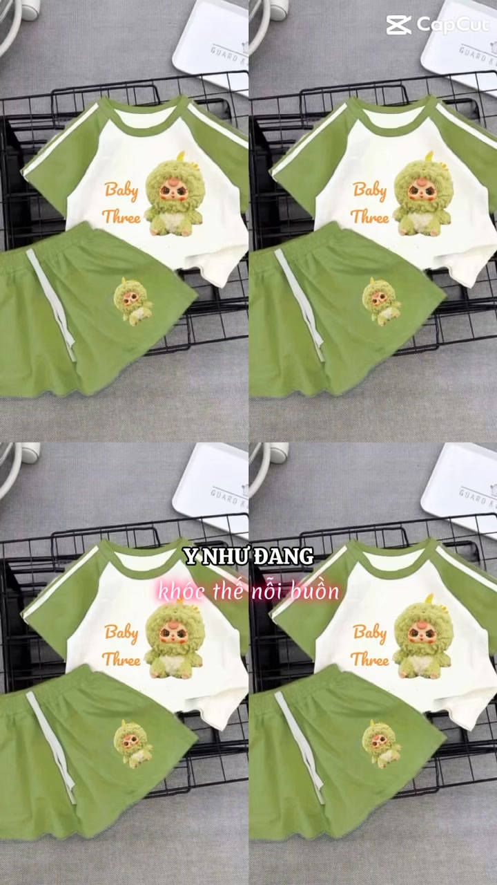 [🆕🇻🇳]  BB Mom & Kids – Shop Thời Trang Mẹ Và Bé 🧑‍🧒❤️️👶⭐️ Vừa có labubu +cappybara+baby three hội tụ trong 1 combo 4 bộ  miễn ship toàn quốc 
Đủ size từ 10-55kg
Chất cotton hàn mềm mịn 
Bao đồng kiểm trước khi nhậ , shares-0✔️ , likes-0❤️️ , date-2024-12-25 03:26:58🇻🇳🇻🇳🇻🇳📰🆕