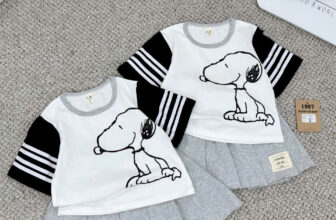 [???]  HTB STORE Chuyên Thời Trang Trẻ Em  ?‍?❤️️?⭐️ set bộ gái chân váy xếp li xám mix cùng áo phối tay hình chú chó siêu yêu siêu hót ..
chất cotton tàu qc mềm mịn, có quần lót trong , chuẩn hàng b , shares-0✔️ , likes-0❤️️ , date-2024-12-26 17:41:59????????