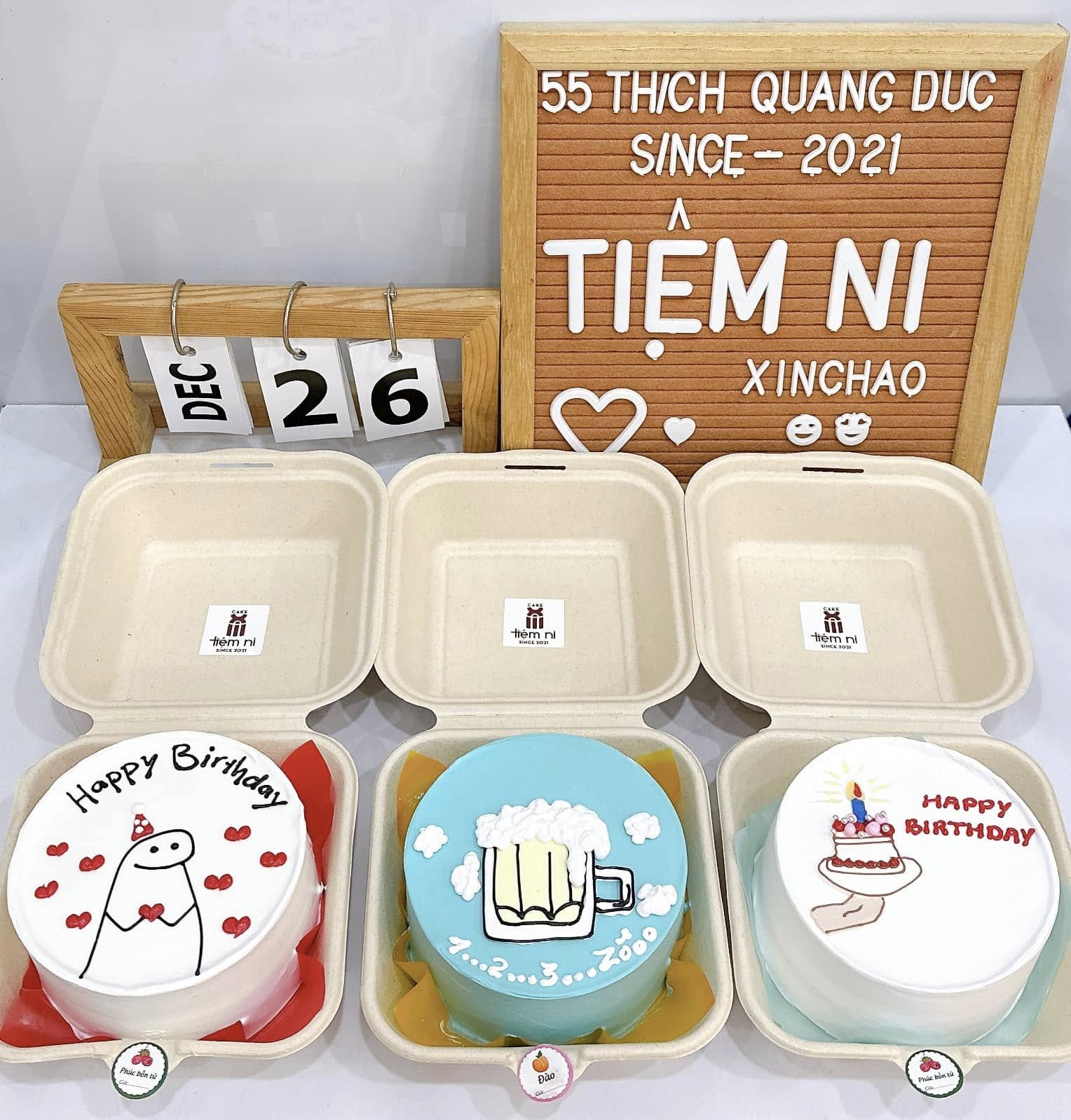 [🆕🇻🇳] Tiệm ni – BÁNH SINH NHẬT ÍT NGỌT – BENTO – BÁNH KEM BẮP – BÔNG LAN MUỐI – TIRAMISU – RED VELVET – LAN MAI TƯƠI 🍔 Top1Food  🍜 * KEM SỮA TƯƠI MẪU ĐƠN GIẢN*
( * TẤT CẢ LOẠI BÁNH SIZE BÁNH CÓ BÁO GIÁ KHÁC THEO KHÁCH YÊU CẦU ĐẶC BIỆT HAY NHIỀU TOPPING*)
 * KHUÔN TRÒN *
– Bento mẫu sẵn , shares-0✔️ , likes-0❤️️ , date-2024-12-27 04:54:32🇻🇳🇻🇳🇻🇳📰🆕