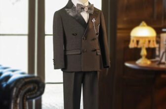 [🆕🇻🇳]  MMKID aims to bring kids the most high fashionable and high quality party design 🧑‍🧒❤️️👶⭐️ Bộ Suit cho bé trai được thiết kế trên nền vải đen nổi ánh kim sang trọng. Thiết kế phần cổ vest và nắp túi vest được phối với lụa làm điểm nhấn tinh tế. B , shares-0✔️ , likes-1❤️️ , date-2024-12-30 01:10:12🇻🇳🇻🇳🇻🇳📰🆕