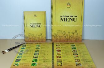 [🆕🇻🇳] In ấn GIA HUY – chuyên thiết kế & in ấn các ấn phẩm chuyên nghiệp  🎨 Top1Designs ✨  THÀNH PHẨM MENU NGON OTTO
Gồm hai loại menu
Menu nhỏ kích thước A4
Chất liệu bìa menu bồi bìa cứng
Chất liệu ruột menu giấy C300 cáng màng nhám
Gáy đóng lò , shares-0✔️ , likes-0❤️️ , date-2024-12-29 18:00:06🇻🇳🇻🇳🇻🇳📰🆕