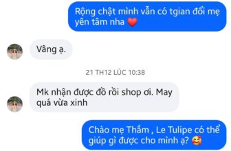 [🆕🇻🇳] Le Tulipe – Korean Style Baby Clothes 🧑‍🧒❤️️👶⭐️ Thế nào là hàng thật giá thật
Là Letulipe nói không với tăng giá giả ưu đãi hay freeship trá hình nha bố mẹ…
Tết đến nơi rồi, mau sắm đồ xinh cho bé đi ạ , shares-0✔️ , likes-0❤️️ , date-2024-12-26 18:40:13🇻🇳🇻🇳🇻🇳📰🆕