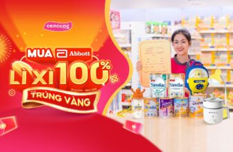 [🆕🇻🇳]  Con Cưng – Mang đến những sản phẩm tốt nhất cho trẻ em Việt Nam 😎❤️️⭐️  CHỐT ĐƠN SỮA #ABBOTT NHẬN LÌ XÌ 100% + CƠ HỘI TRÚNG VÀNG MỖI NGÀY
Mua 1 lon là có quà, đơn 800K nhận thêm 1 lượt mở vàng (đến 14.01). Năm mới rộn ràng, n , shares-1✔️ , likes-8❤️️ , date-2024-12-28 02:30:01🇻🇳🇻🇳🇻🇳📰🆕
