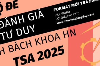 [🆕🇻🇳] Tailieu247.net – Chuyên tài liệu file word 📚 Top1Learn 📕 BỘ ĐỀ LUYỆN THI THỬ ĐGTD ĐHBK HN SOẠN CHUẨN FORM TSA 2025 SỐ ĐỀ DỰ KIẾN: 20 ĐỀ. Bám sát cấu trúc thi TSA 2025: Cấu trúc bài thi với 3 phần chính, gồm: Phần , shares-0✔️ , likes-0❤️️ , date-2025-01-04 17:13:09🇻🇳🇻🇳🇻🇳📰🆕