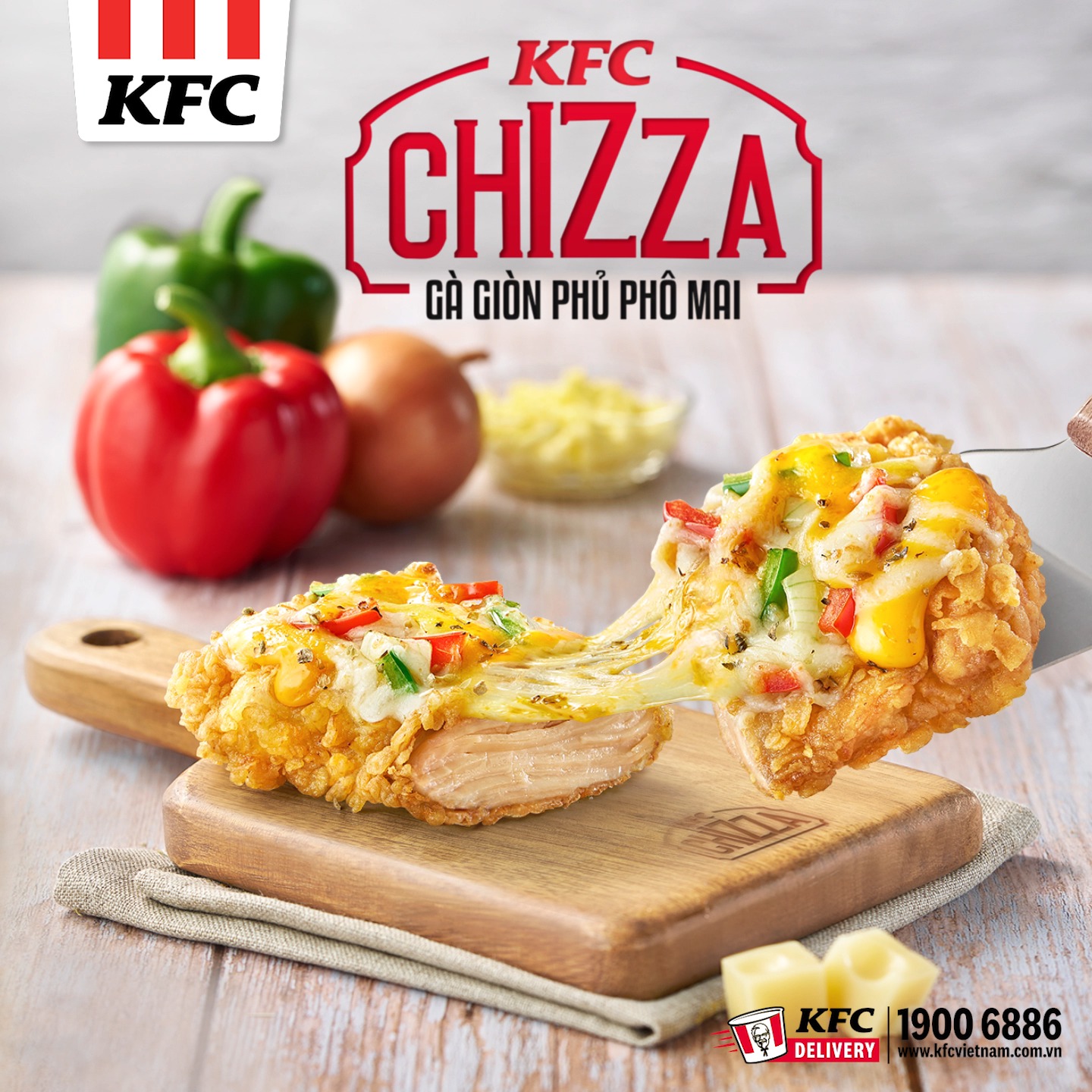 [🍗🇻🇳] KFC Vietnam 🍔Top1Food 🍗 – GÀ GIÒN PHỦ PHÔ MAI, CHỌN CHIZZA “CHUẨN CHÂN ÁI”👌Lời yêu có thể sai, nh …