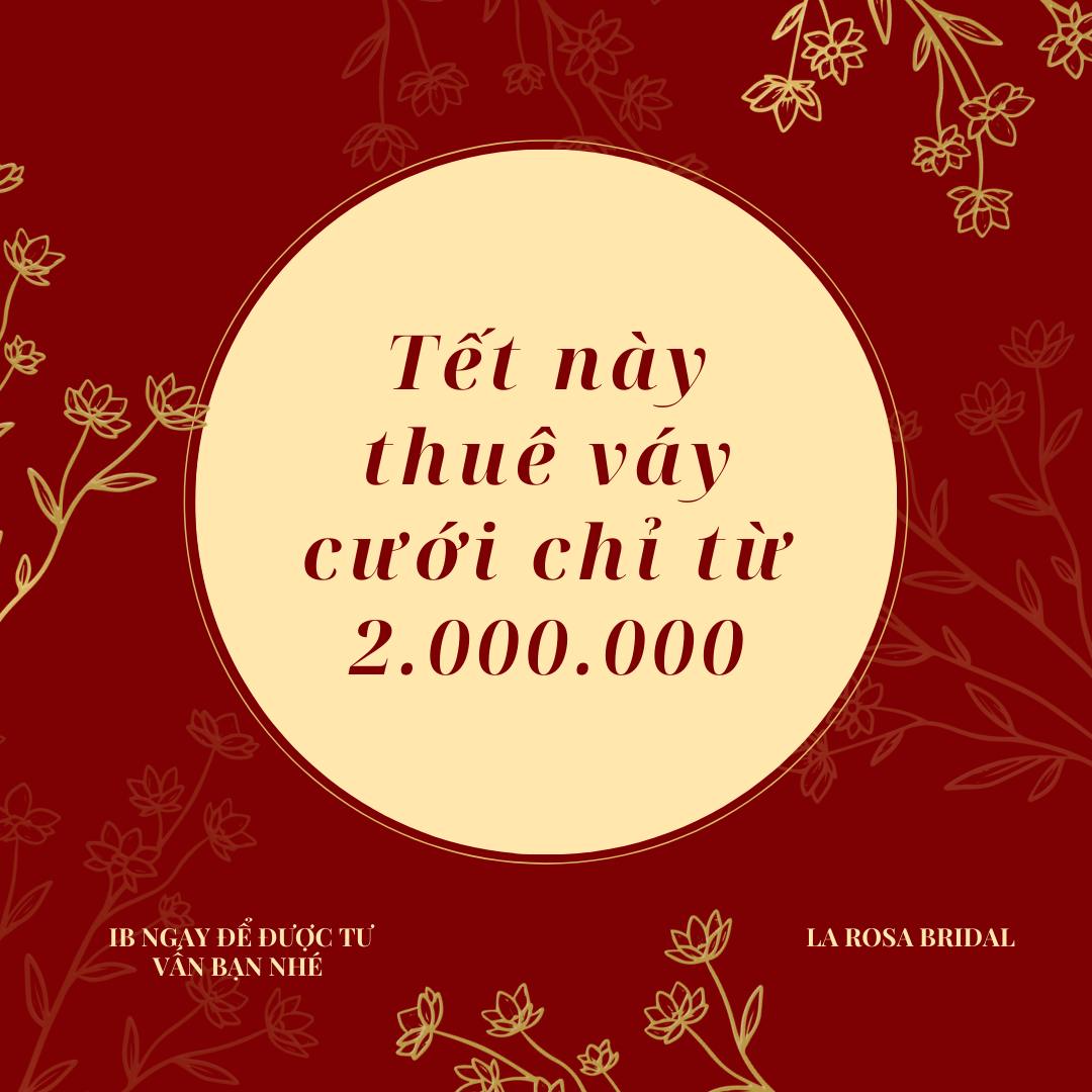 [🆕🇻🇳] La Rosa Bridal – Makeup – wedding dress and more ..! 🤵🏻 Top1Wedding 👰🏻  𝐂𝐡𝐮̛𝐨̛𝐧𝐠 𝐓𝐫𝐢̀𝐧𝐡 𝐊𝐡𝐮𝐲𝐞̂́𝐧 𝐌𝐚̃𝐢 𝐓𝐞̂́𝐭 𝐋𝐨̛́𝐧 𝐍𝐡𝐚̂́𝐭 𝐓𝐫𝐨𝐧𝐠 𝐍𝐚̆𝐦 – 𝐔̛𝐮 Đ𝐚̃𝐢 𝐆𝐢𝐚̉𝐦 𝐆𝐢𝐚́ 𝐕𝐚́𝐲 𝐂𝐮̛𝐨̛́𝐢 𝐂𝐡𝐢̉ 𝐓𝐮̛̀ 𝟐.𝟎𝟎𝟎.𝟎𝟎𝟎 𝐕𝐍ĐTết Nguyên Đán đang đến gần, và đây , shares-0✔️ , likes-0❤️️ , date-2025-01-18 01:29:20🇻🇳🇻🇳🇻🇳📰🆕