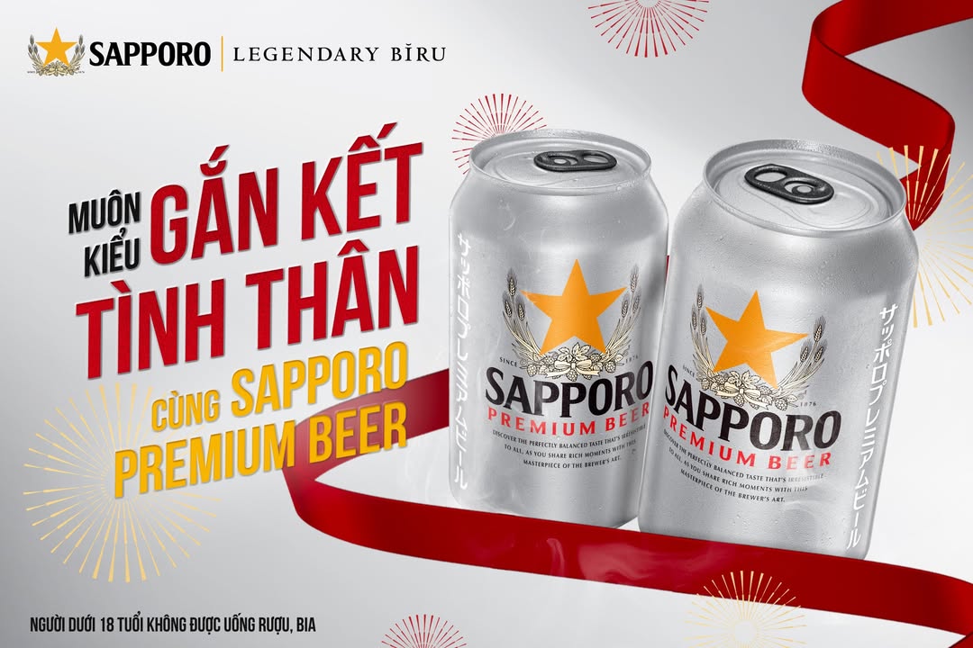 [🥂🇻🇳] Sapporo Vietnam 🍹 Top1Drink 🍻 – NGÀY TẾT GẮN KẾT TÌNH THÂN CÙNG BIA VỊ TUYỆT TÁCTết là dịp để cả nhà …