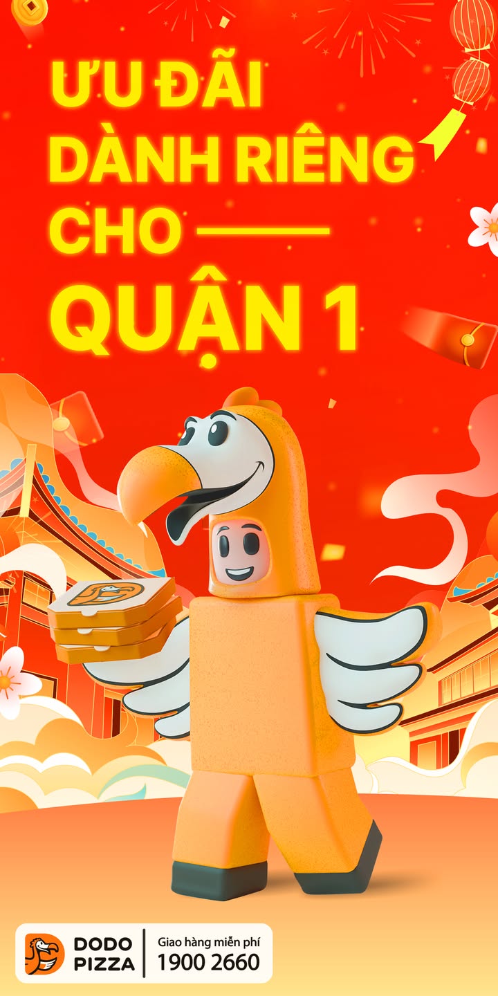[🆕🇻🇳] Dodo Pizza Vietnam – Chuỗi nhà hàng Pizza tại TP.HCM 🍔 Top1Food  🍜 DODO QUẬN 1 – HOẠT ĐỘNG XUYÊN TẾT
DEAL HỜI + MIỄN PHÍ GIAO HÀNGNgày xuân năm mới rộn ràng, Deal xịn lắm mời bạn măm mămMỗi năm Tết đến chỉ một lần, cứ  , shares-0✔️ , likes-6❤️️ , date-2025-01-27 17:05:46🇻🇳🇻🇳🇻🇳📰🆕