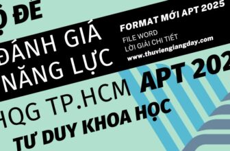 [🆕🇻🇳] Tailieu247.net – Chuyên tài liệu file word 📚 Top1Learn 📕 BỘ ĐỀ LUYỆN THI THỬ ĐGNL ĐHQG THÀNH PHỐ HỒ CHÍ MINH – PHẦN TƯ DUY KHOA HỌC – SOẠN CHUẨN FORM APT 2025 SỐ ĐỀ DỰ KIẾN: 20 ĐỀ. Bám sát cấu trúc thi APT 2025:  , shares-0✔️ , likes-0❤️️ , date-2025-01-02 22:51:01🇻🇳🇻🇳🇻🇳📰🆕