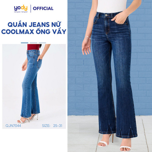 [🛒🇻🇳]Quần Jeans Nữ YODY chất liệu Coolmax bền màu, ống vẩy hiệu ứng gân tôn dáng, vải co giãn đàn hồI TRA – QJN7044 [Được kiểm hàng] 119489266 – , SKU – 119489266 – sendo.vn 🇻🇳🛒Top1Shop🛒 🇻🇳Top1Vietnam🇻🇳 🛍🛒🇻🇳