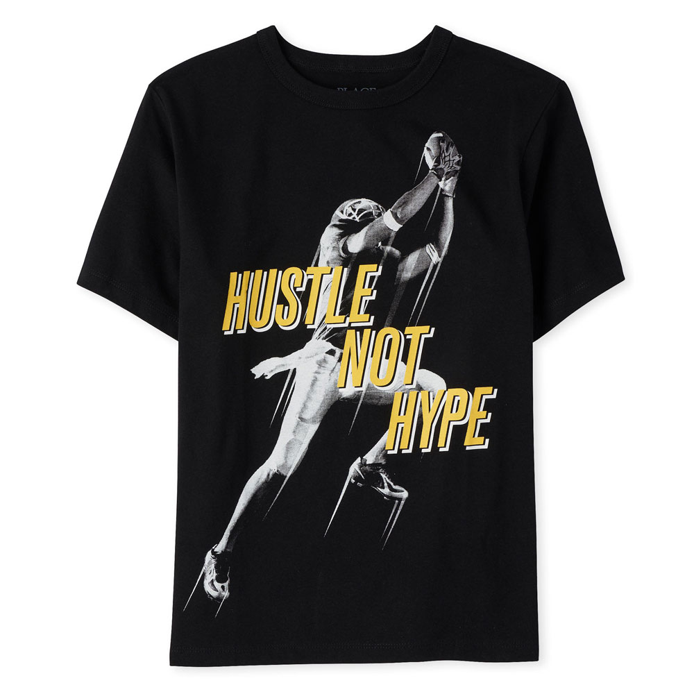 [🛒🇻🇳][18kg-55kg] Áo thun bé trai vải thun cotton hàng VN xuất xịn cho bé màu đen Hustle – The Childrens Place , SKU – AN510-02 – besanhdieu.com 🇻🇳🛒Top1Shop🛒 🇻🇳Top1Vietnam🇻🇳 🛍🛒🇻🇳