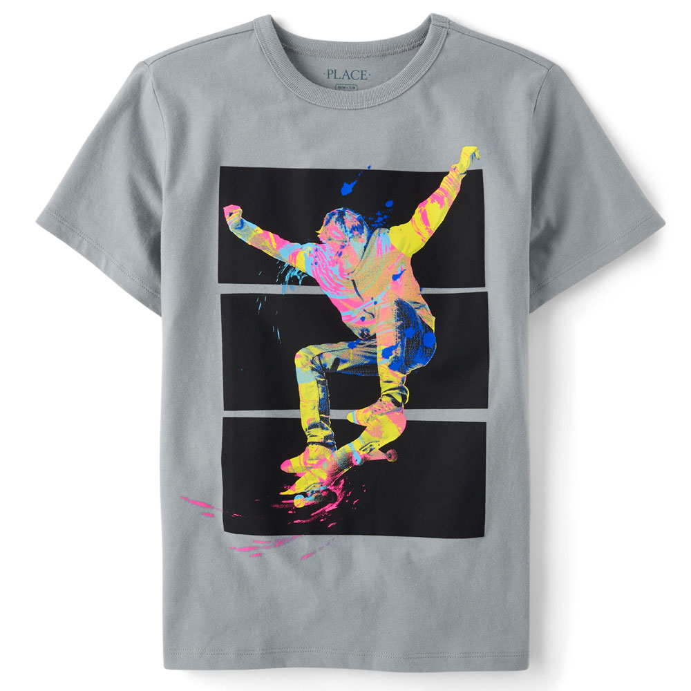 [🛒🇻🇳][22kg-45kg] Áo thun bé trai vải thun cotton hàng VN xuất xịn cho bé màu xám lướt ván – The Childrens Place , SKU – AN510-23 – besanhdieu.com 🇻🇳🛒Top1Shop🛒 🇻🇳Top1Vietnam🇻🇳 🛍🛒🇻🇳