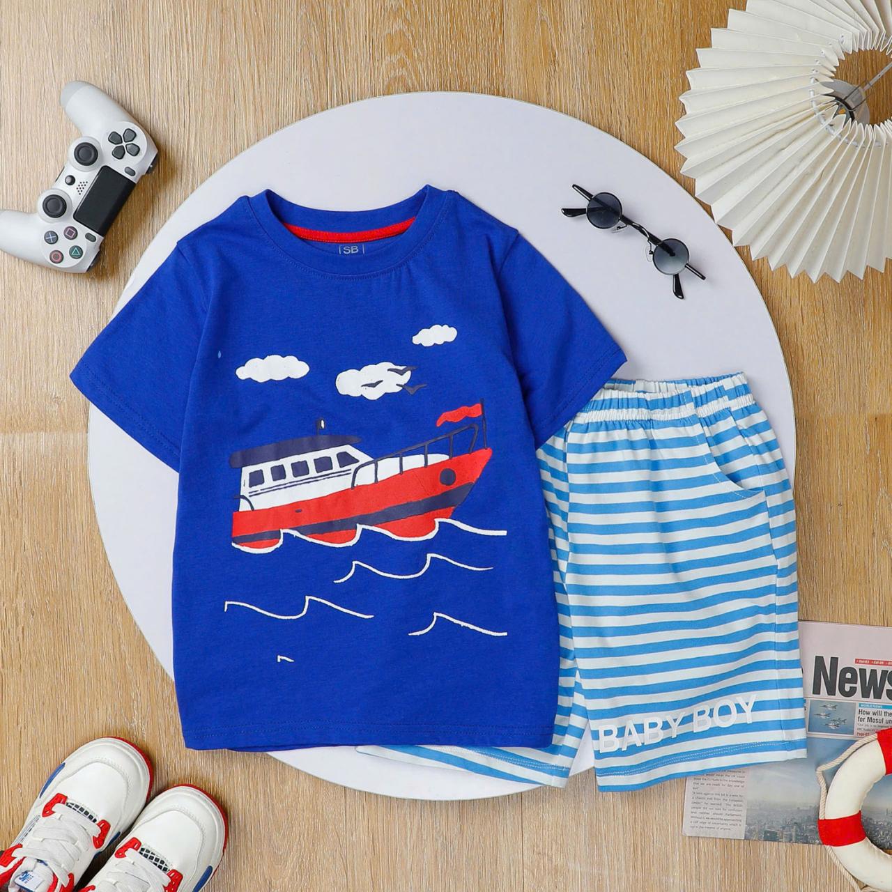 [🛒🇻🇳][12kg-25kg] Đồ bộ bé trai hàng VN chất thun cotton mát nhẹ màu xanh dương tàu thuyền – , SKU – BN254-6 – besanhdieu.com 🇻🇳🛒Top1Shop🛒 🇻🇳Top1Vietnam🇻🇳 🛍🛒🇻🇳