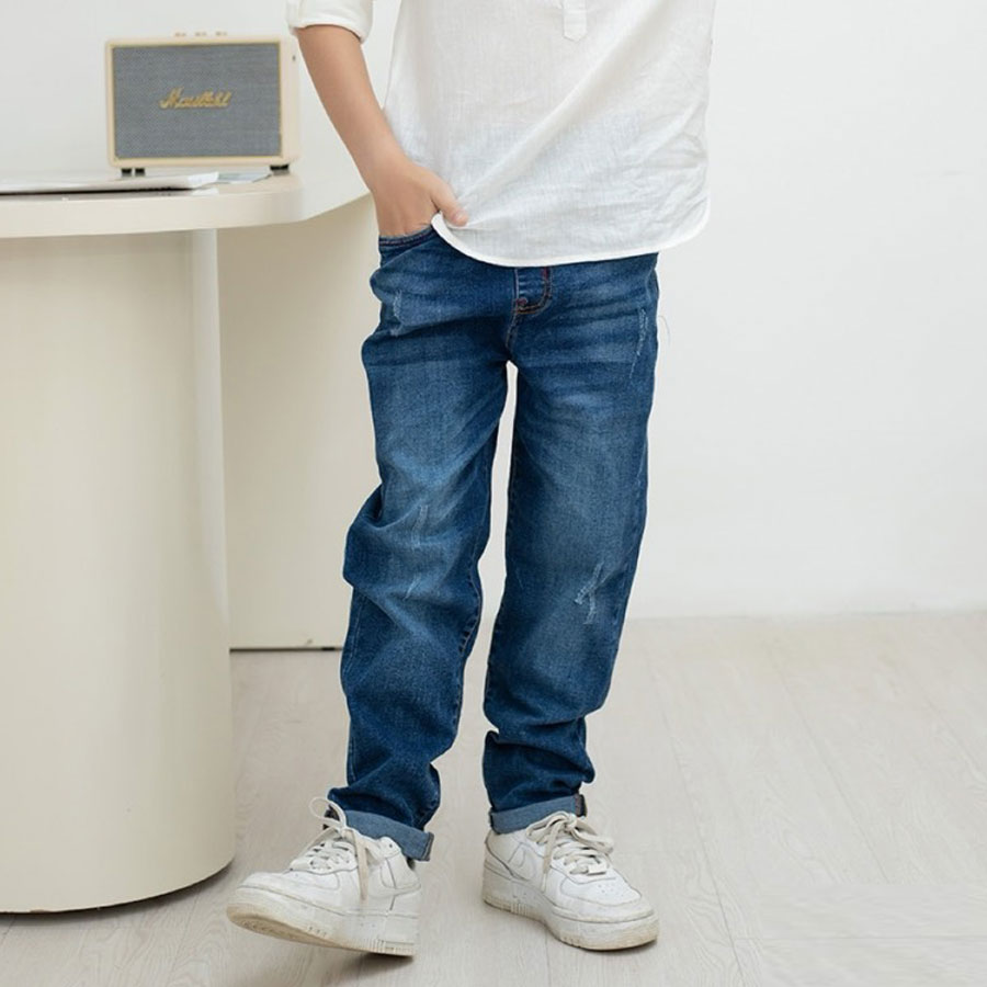 [🛒🇻🇳][21kg-35kg] Quần jean dài lưng thun vải co giãn mềm đẹp màu xanh đậm – , SKU – QD315-4 – besanhdieu.com 🇻🇳🛒Top1Shop🛒 🇻🇳Top1Vietnam🇻🇳 🛍🛒🇻🇳