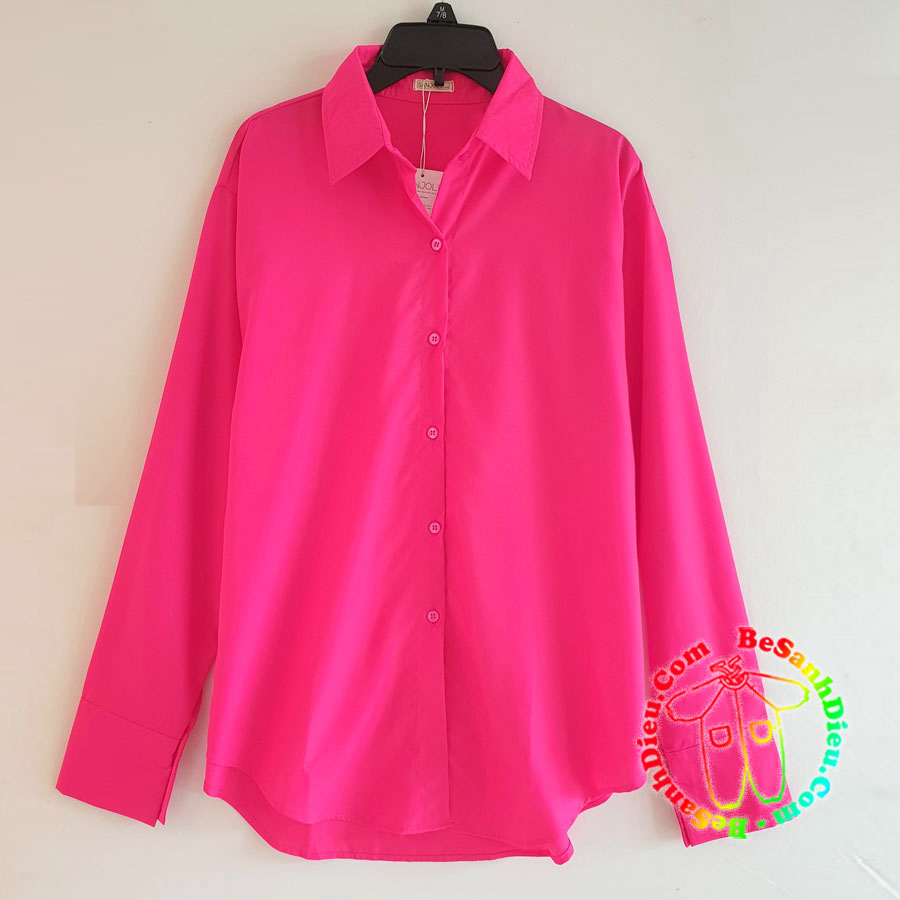 [🛒🇻🇳][40kg-65kg] Sơ mi dáng rộng Freesize cho mẹ và bé màu hồng sen – Thời trang trẻ em Bé Sành Điệu , SKU – SM132-3 – besanhdieu.com 🇻🇳🛒Top1Shop🛒 🇻🇳Top1Vietnam🇻🇳 🛍🛒🇻🇳