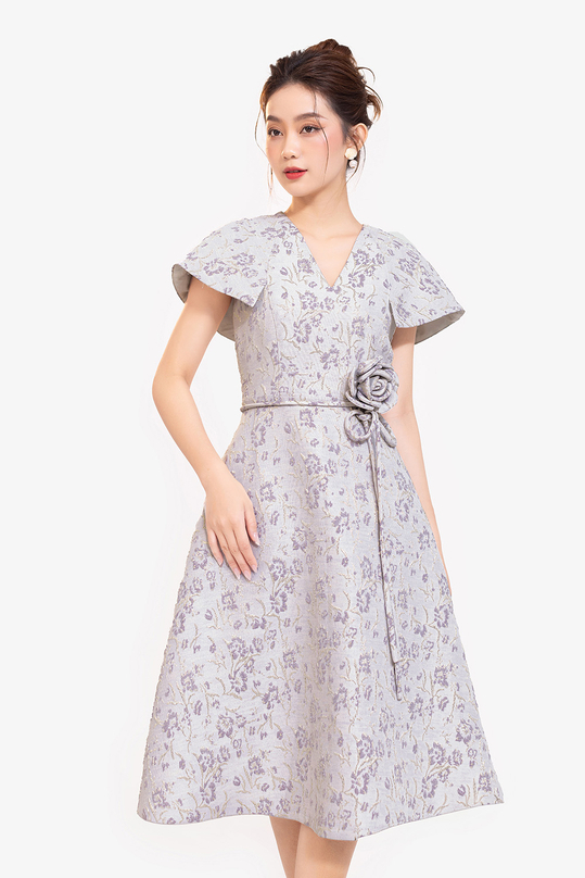 [🛒🇻🇳]Đầm dự tiệc tafta dáng xòe phối hoa – K&K Fashion , SKU – HL30-15 – kkfashion.vn 🇻🇳🛒Top1Shop🛒 🇻🇳Top1Vietnam🇻🇳 🛍🛒🇻🇳