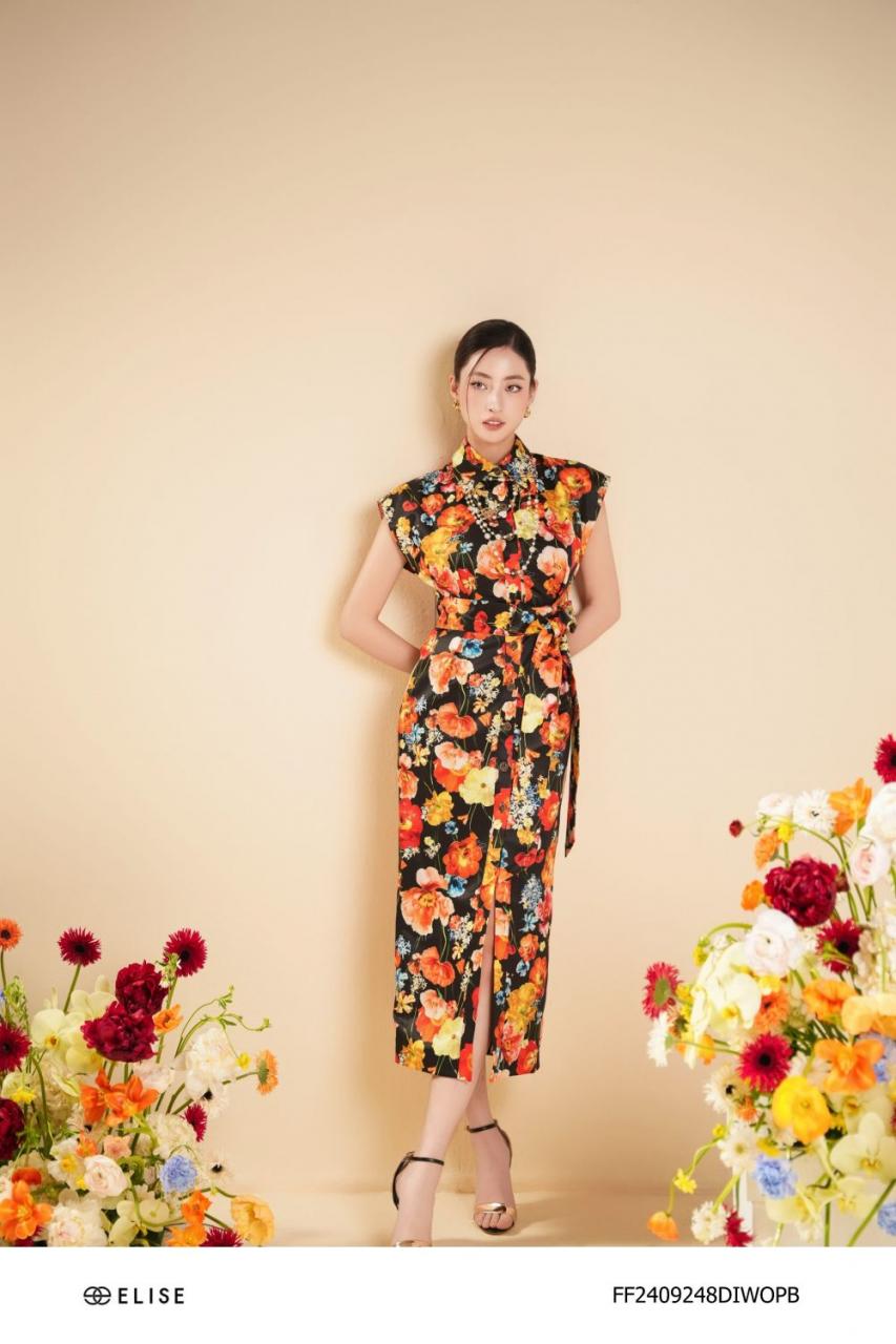 [🛒🇻🇳]ĐẦM TAFTA HOA NỀN ĐEN BUỘC DÂY EO – , SKU – FF2409248DIWOPB – elise.vn 🇻🇳🛒Top1Shop🛒 🇻🇳Top1Vietnam🇻🇳 🛍🛒🇻🇳