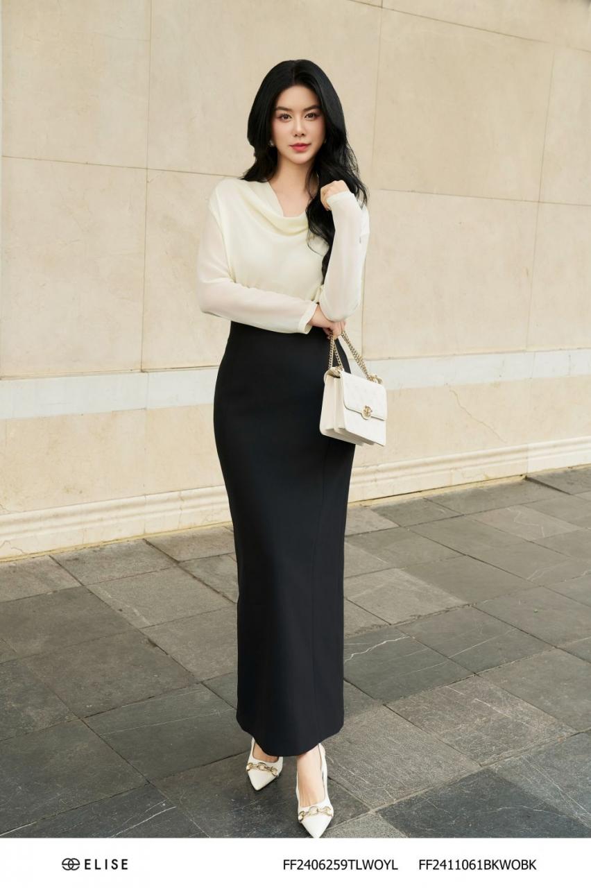 [🛒🇻🇳]JUPE DÀI ĐEN CẠP LIỀN – , SKU – FF2411061BKWOBK – elise.vn 🇻🇳🛒Top1Shop🛒 🇻🇳Top1Vietnam🇻🇳 🛍🛒🇻🇳