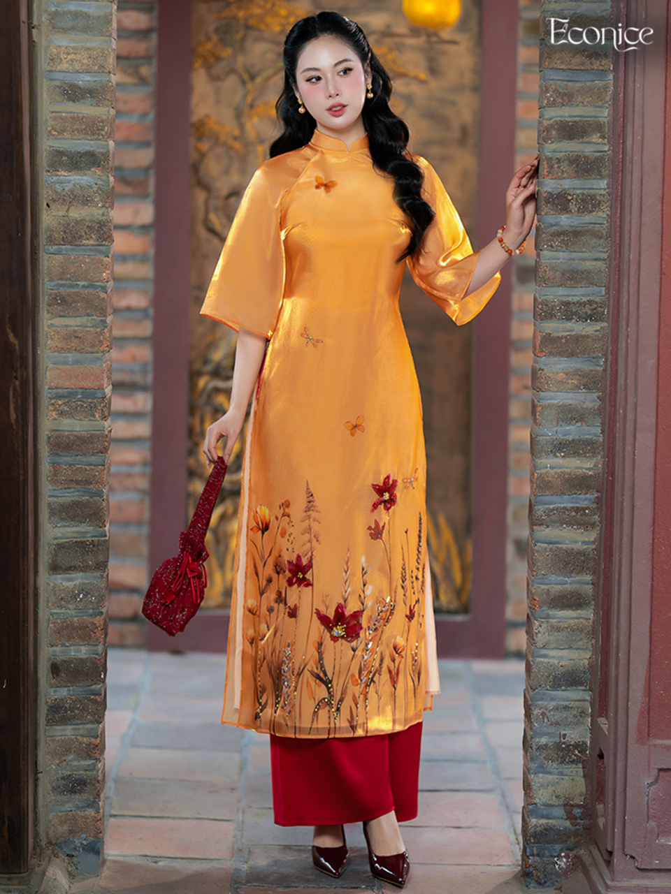 [🛒🇻🇳]Set áo dài cách tân nữ đính kết Econice Giản Mai – EcoNice , SKU – – unifriend.vn 🇻🇳🛒Top1Shop🛒 🇻🇳Top1Vietnam🇻🇳 🛍🛒🇻🇳