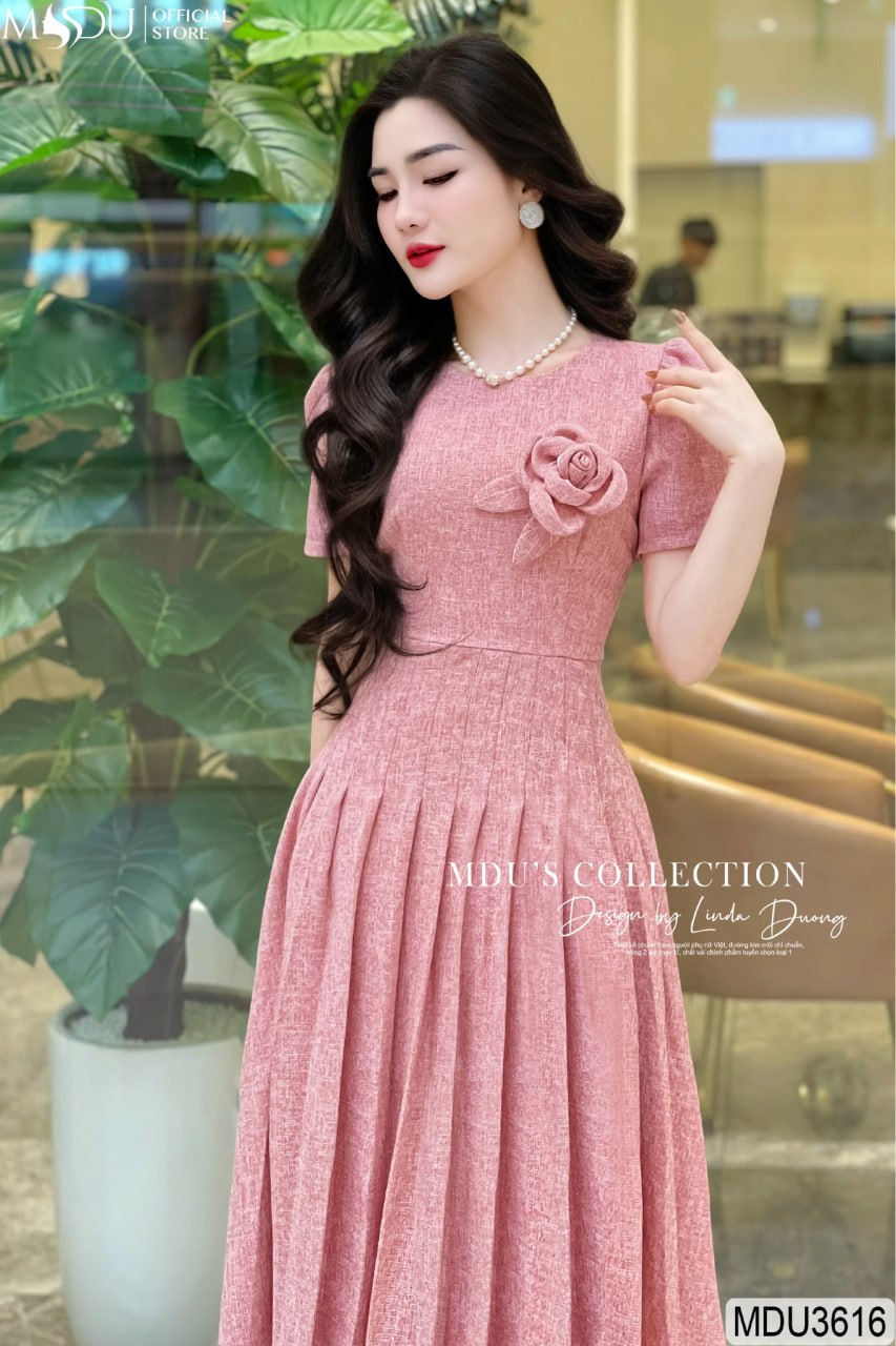 [🛒🇻🇳]Váy Thiết Kế MDU3616 – Màu Hồng Nhẹ Nhàng Đường May Cầu Kì Tỉ Mỉ Đầy Tinh Tế – , SKU – – mdufashion.com 🇻🇳🛒Top1Shop🛒 🇻🇳Top1Vietnam🇻🇳 🛍🛒🇻🇳