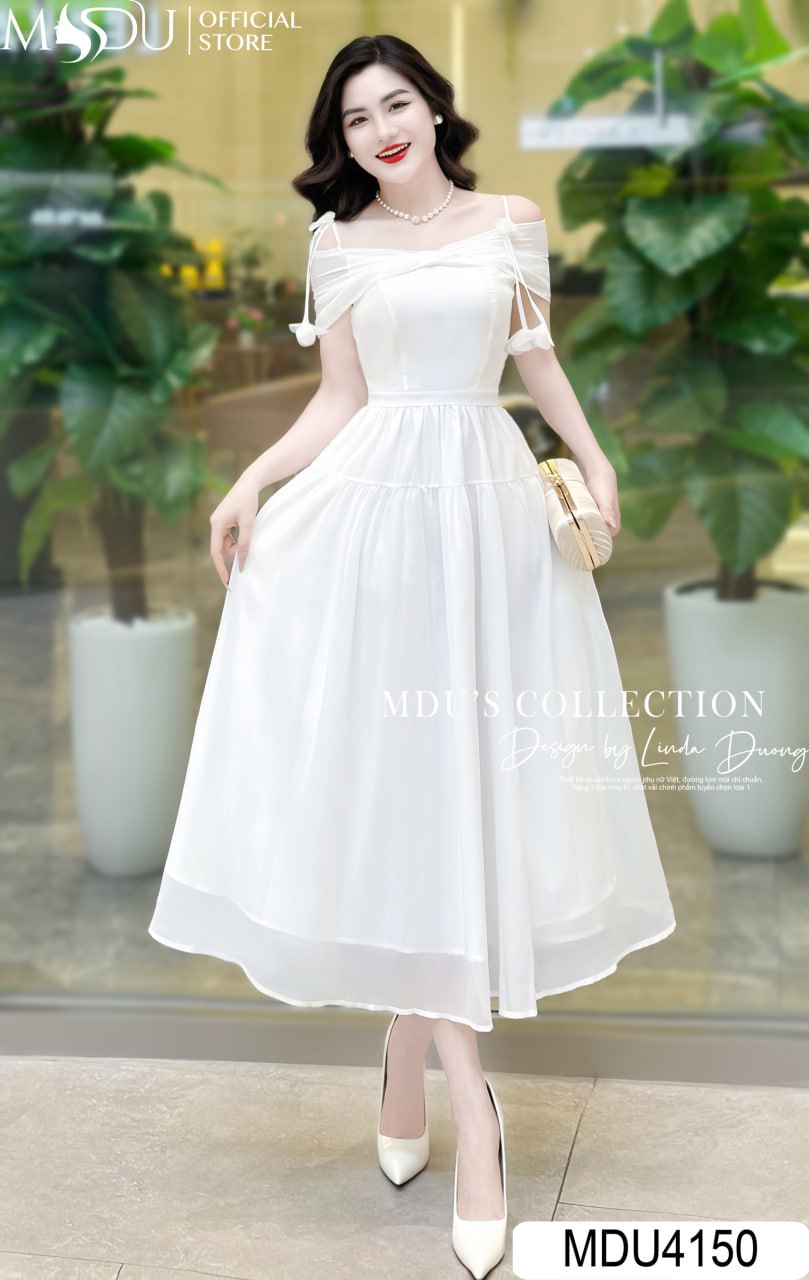 [🛒🇻🇳]Váy Thiết Kế MDU4150 Dáng Xòe Công Chúa Màu Trắng – , SKU – – mdufashion.com 🇻🇳🛒Top1Shop🛒 🇻🇳Top1Vietnam🇻🇳 🛍🛒🇻🇳