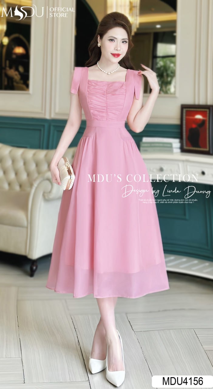 [🛒🇻🇳]Váy Thiết Kế MDU4156 Màu Hồng Cổ Vuông Cuốn Hút – , SKU – MDU4156 – mdufashion.com 🇻🇳🛒Top1Shop🛒 🇻🇳Top1Vietnam🇻🇳 🛍🛒🇻🇳