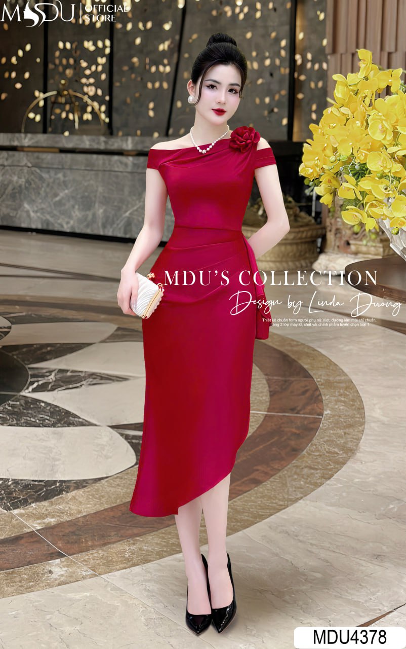 [🛒🇻🇳]Váy Thiết Kế MDU4378 – Màu Đỏ Sang Chảnh Ôm Body Lệch Vai Quyến Rũ – , SKU – – mdufashion.com 🇻🇳🛒Top1Shop🛒 🇻🇳Top1Vietnam🇻🇳 🛍🛒🇻🇳