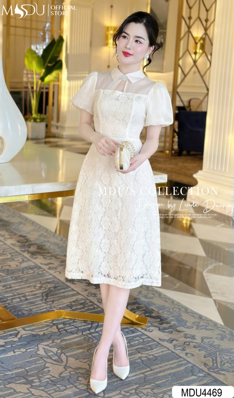 [🛒🇻🇳]Váy Thiết Kế MDU4469 – Chiết Eo Tôn Dáng Tay Phồng Nhẹ Cổ Sơ Mi Thanh Lịch – , SKU – – mdufashion.com 🇻🇳🛒Top1Shop🛒 🇻🇳Top1Vietnam🇻🇳 🛍🛒🇻🇳