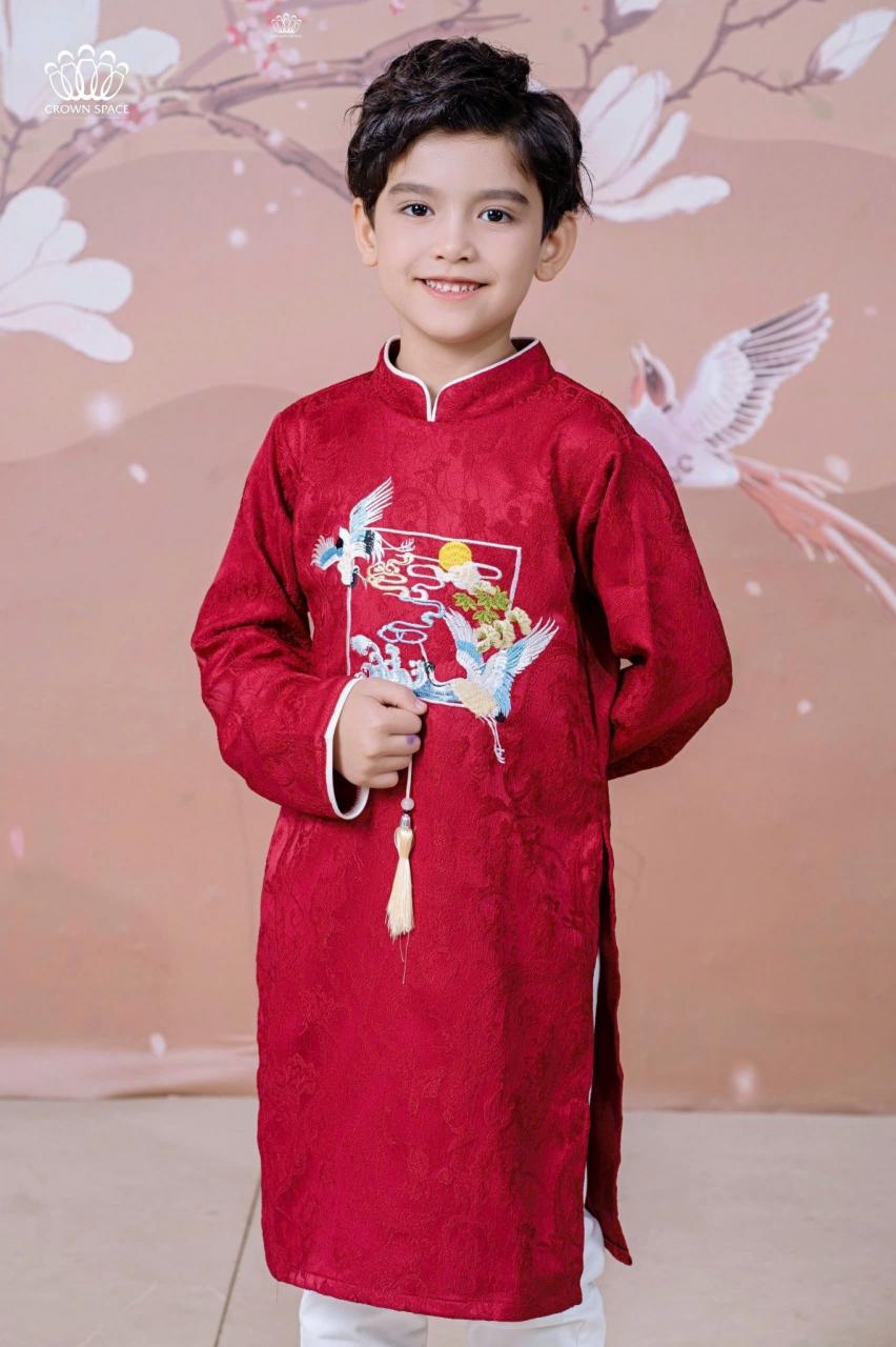 [🛒🇻🇳]Áo Dài Bé Trai Gấm Hoa Dập Nổi Cao Cấp Crown Space CKBL9942001 Size 6-9 – Crown Space , SKU – CKBL9942001.R.6 – crownspace.vn 🇻🇳🛒Top1Shop🛒 🇻🇳Top1Vietnam🇻🇳 🛍🛒🇻🇳